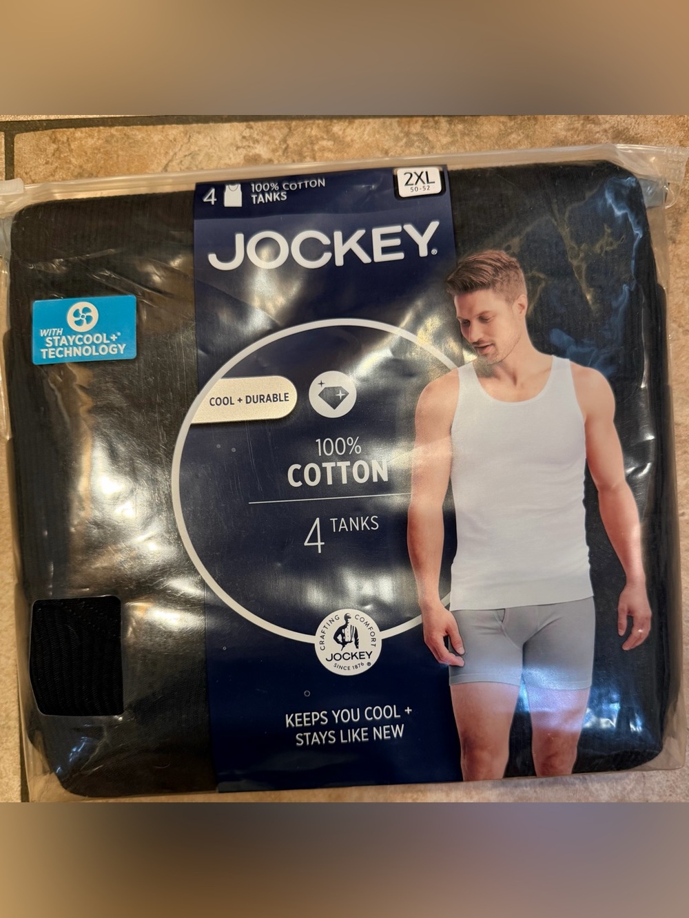 Men’s Jockey Tanks 2XL